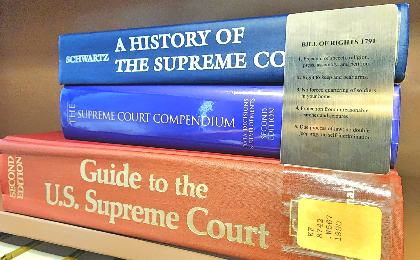 CivicCarry Bill of Rights Card - Brushed Stainless Steel Reference