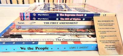 CivicCarry Bill of Rights Card - Brushed Stainless Steel Reference